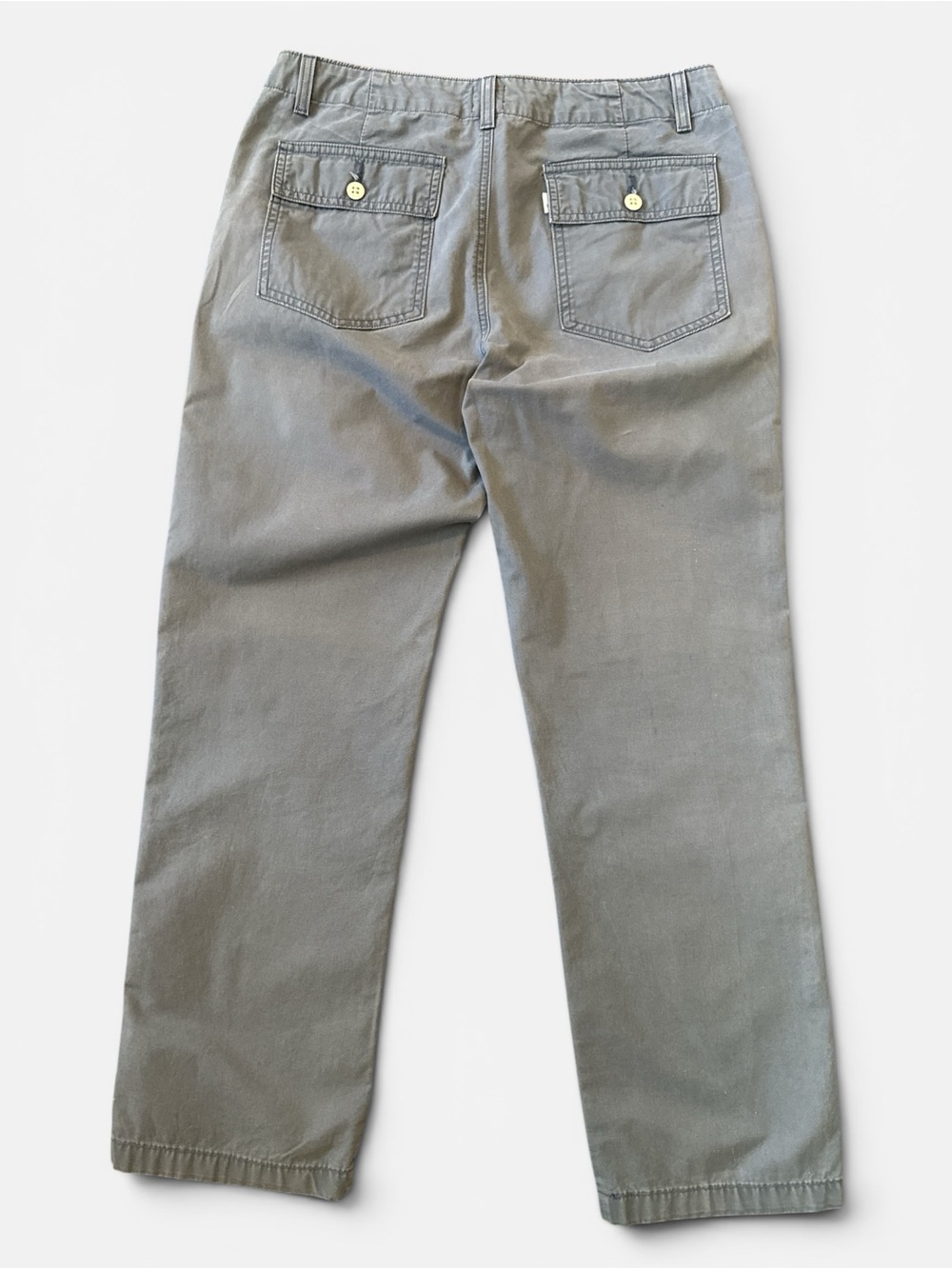 Levi’s Vintage Utility Chino Pants Women’s 28 Bluish Gray Cotton - Picture 2 of 4